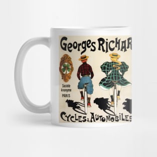 Georges Richard Cycles & Automobiles France Paris Advertisement Vintage Bicycle Mug